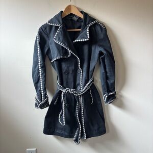 Rampage Black Trench Coat